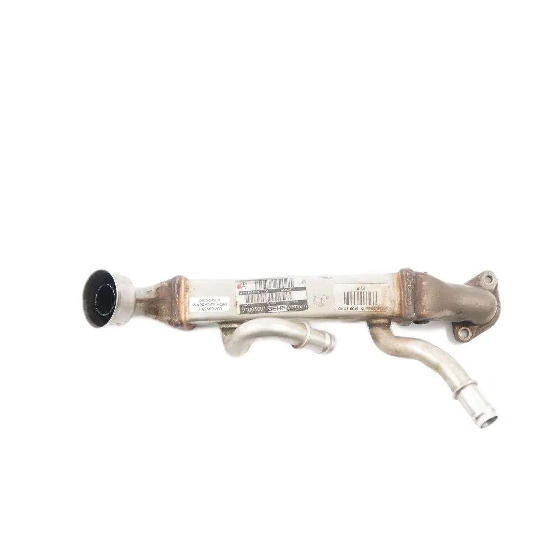 Exhaust Cooler Mercedes W169 W245 Heat Exchanger OM640 Diesel to EGR with Part number A6401400975 EGR Exhaust Cooler Mercedes W169 W245 Heat Exchanger OM640 Diesel - SKU A6401400975 - Part number A6401400975