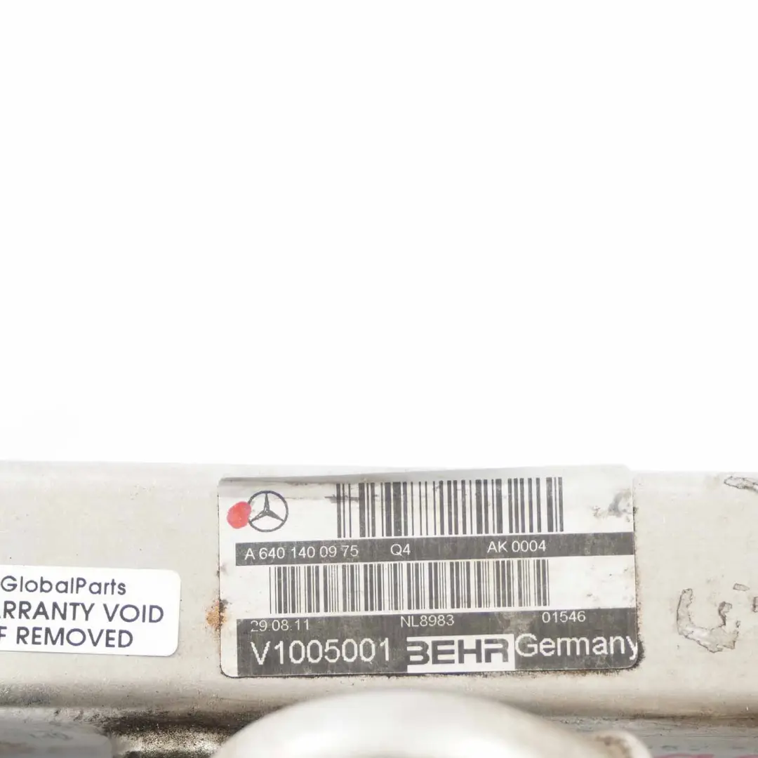  Raffreddatore scarico EGR Mercedes W169 Scambiatore calore OM640 A6071400300 - SKU A6401400975 - Numero di parte A6401400975