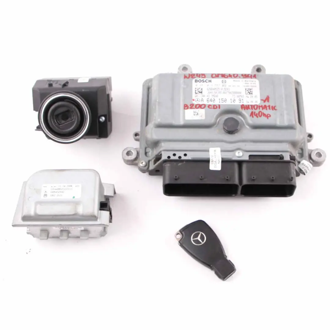 A200 B200 CDI OM640.941 140HP Engine ECU Kit Key to Mercedes W169 W245 with Part number A6401501091 Mercedes W169 W245 A200 B200 CDI OM640.941 140HP Engine ECU Kit Key - SKU A6401501091-1 - Part number A6401501091