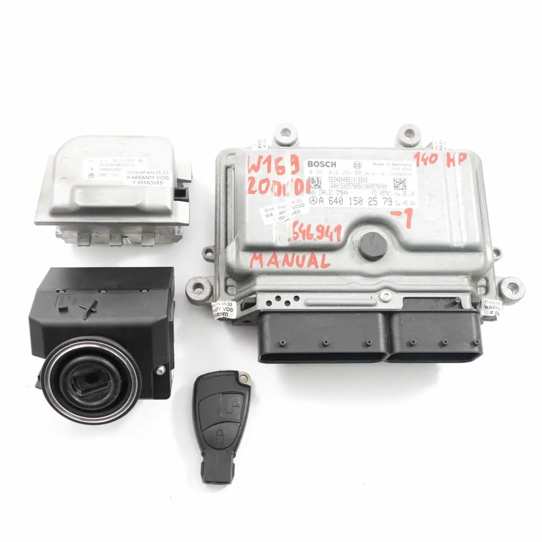 200CDI OM640.941 140 CV Modulo motore ECU Kit per Mercedes W169 con numero di parte A6401502579 Mercedes W169 200CDI OM640.941 140 CV Modulo motore ECU Kit - SKU A6401502579-1 - Numero di parte A6401502579