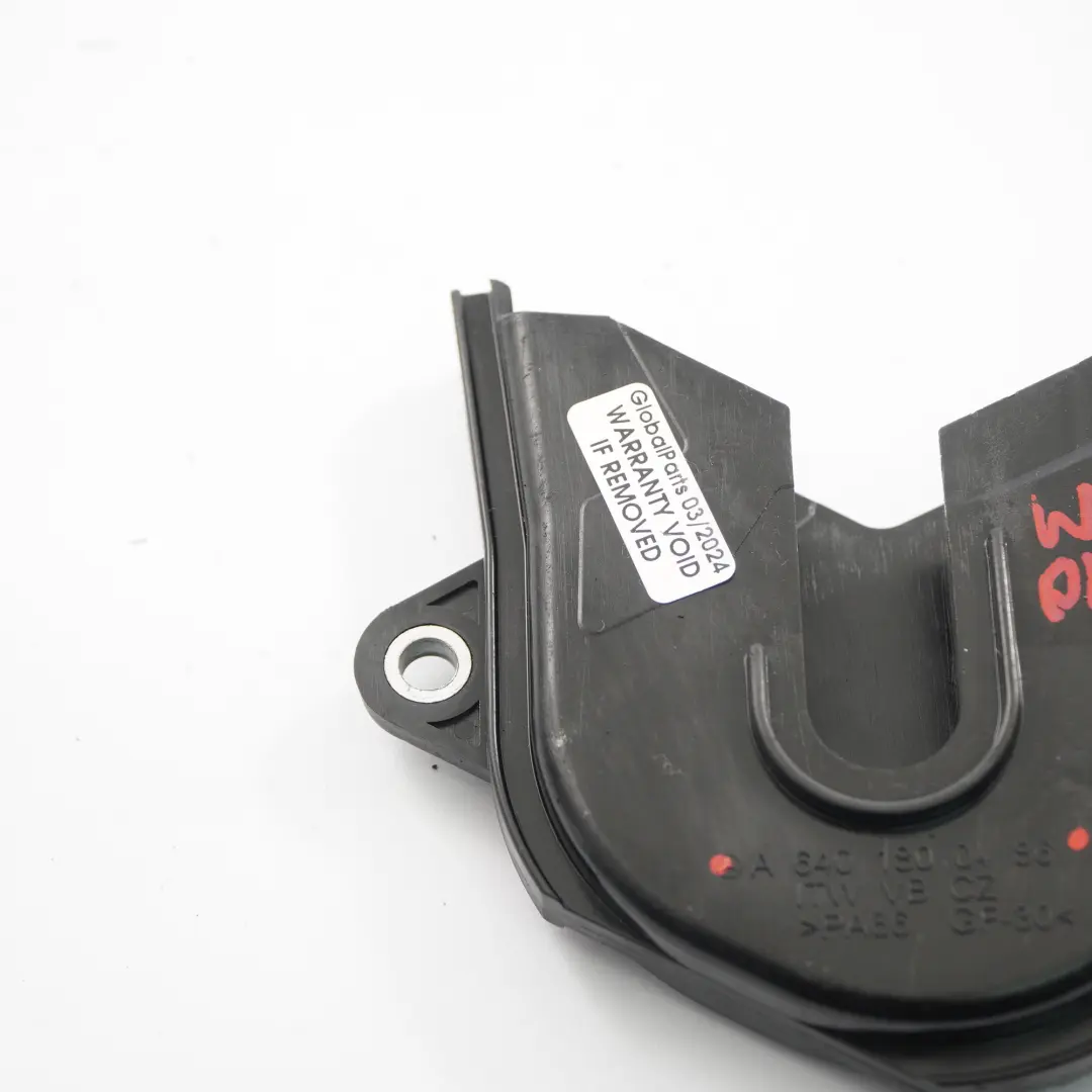 Protection Plate Mercedes W169 Diesel Engine OM640 Oil Pump Shield to  with Part number A6401800486  Protection Plate Mercedes W169 Diesel Engine OM640 Oil Pump Shield - SKU A6401800486 - Part number A6401800486