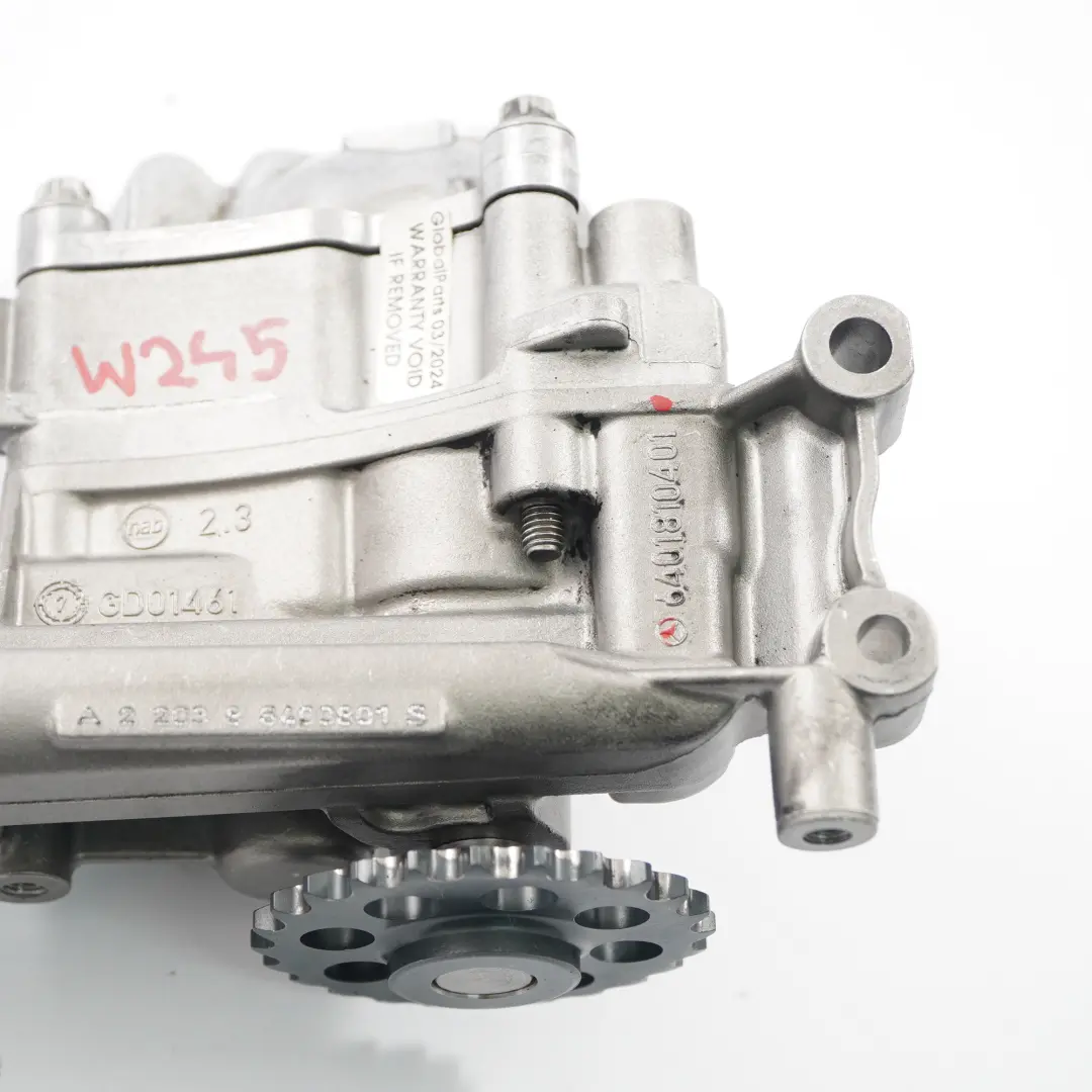  Pompe Huile Mercedes W245 OM640 Unité Lubrification Moteur - SKU A6401810401 - Numéro de pièce A6401810401