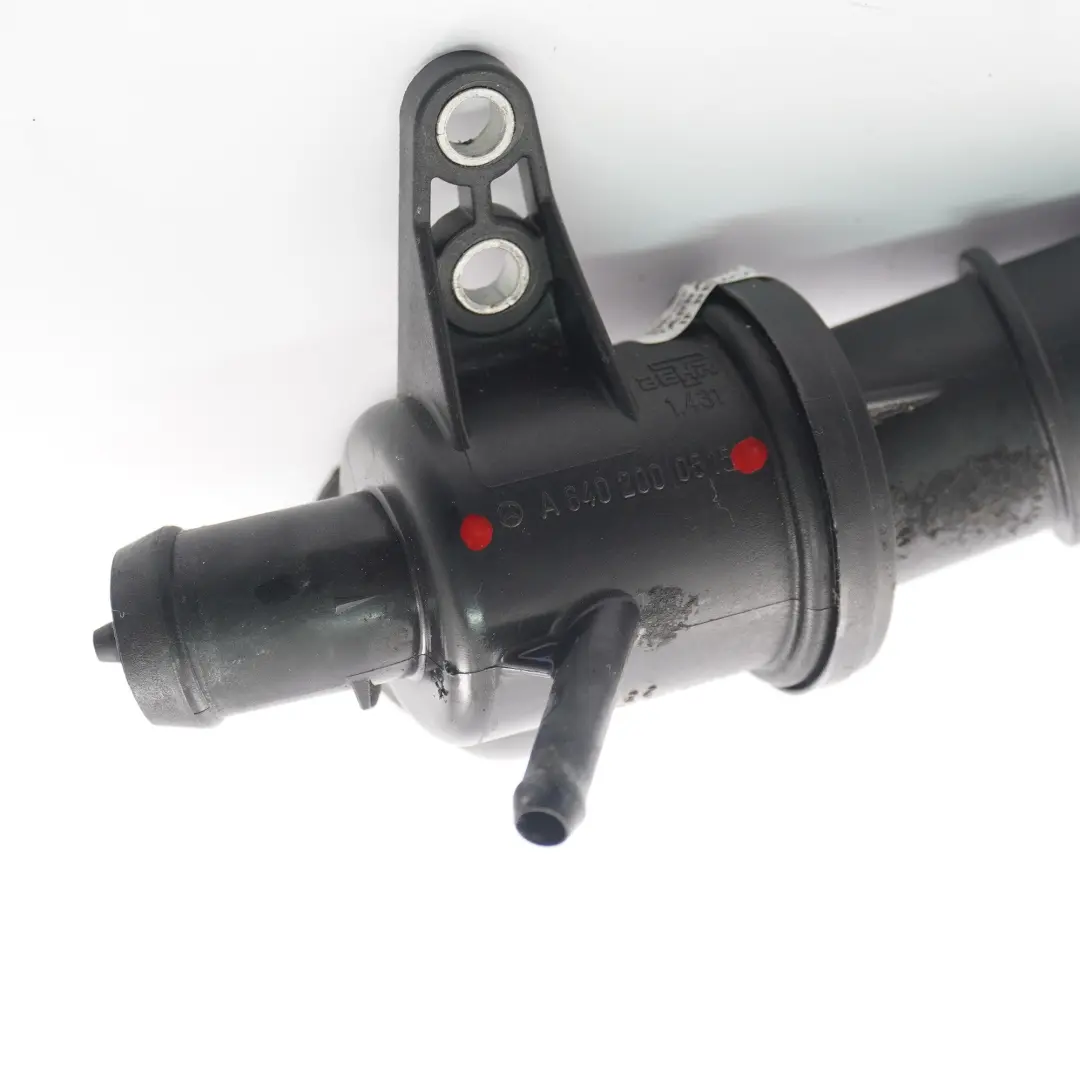 Mercedes W169 W245 OM640 Diesel Thermostat Coolant Housing - SKU A6402000515 - Part number A6402000515