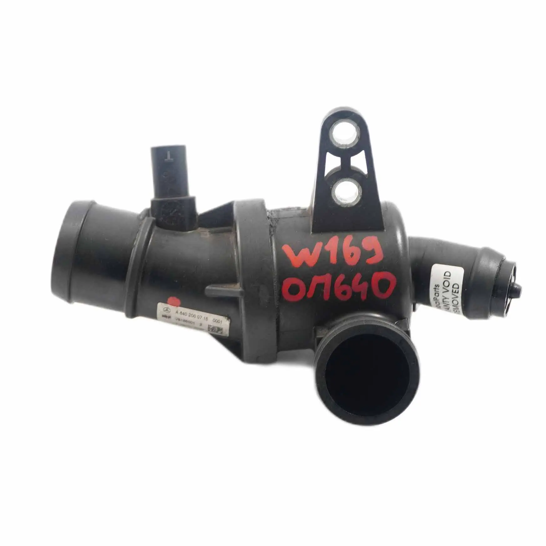 Mercedes W169 W245 OM640 Termostato refrigerante Alloggiamento Unità A6402000715