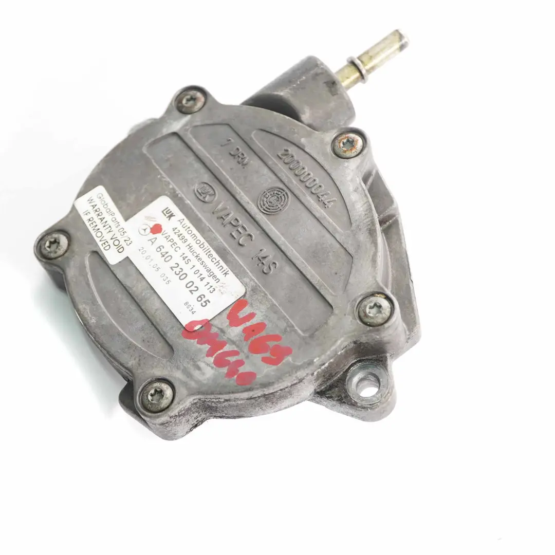 Mercedes W169 W245 OM640 Pompe à Vide Pour Freins Diesel - SKU A6402300265 - Numéro de pièce A6402300265