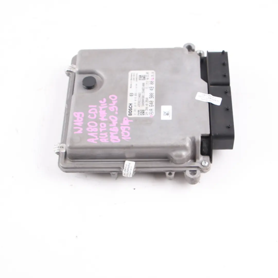 A180 CDI OM640.940 109HP Engine Control Unit ECU to Mercedes W169 with Part number A6409004900 Mercedes W169 A180 CDI OM640.940 109HP Engine Control Unit ECU - SKU A6409004900 - Part number A6409004900