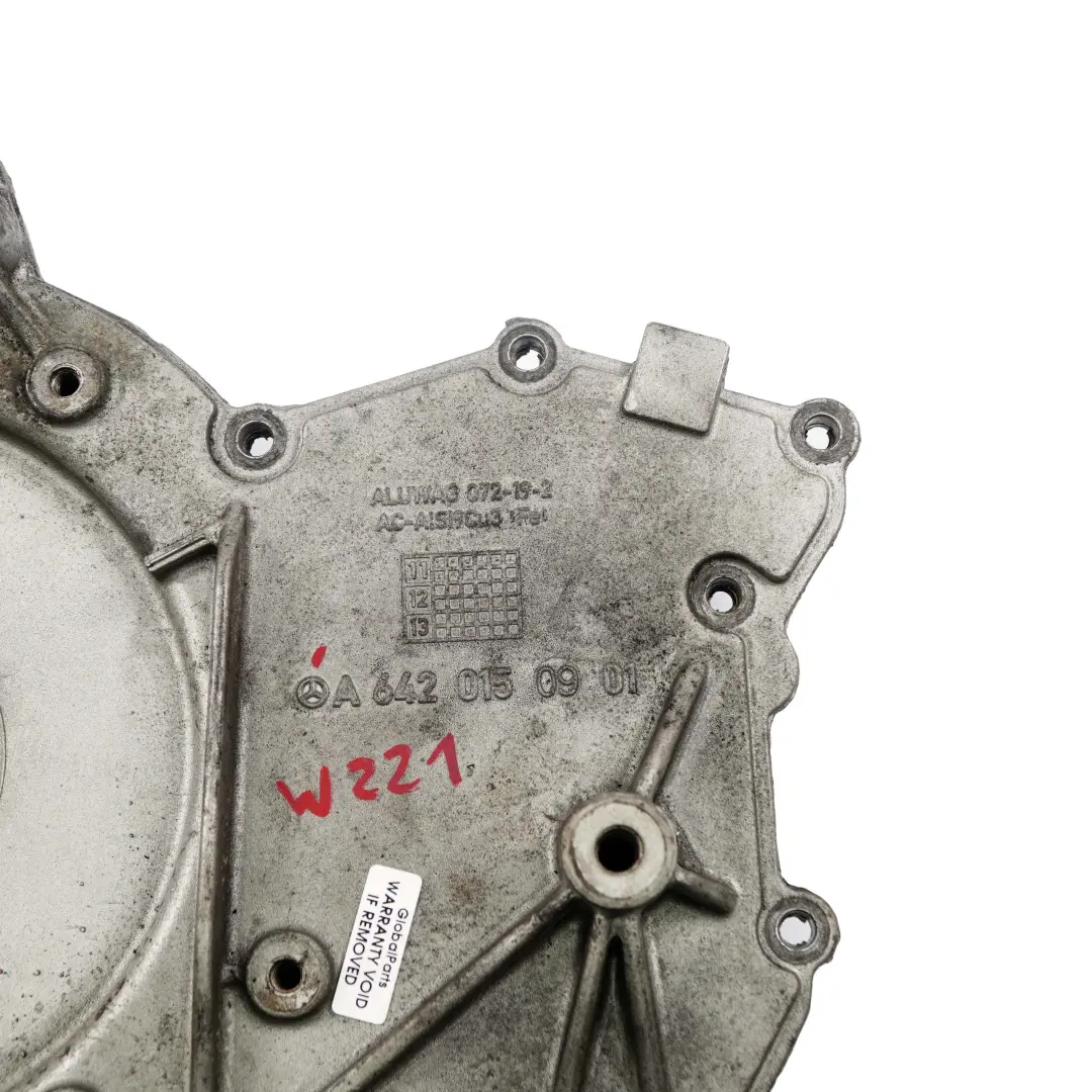  Tapa del carter del motor diesel Mercedes W221 OM642 A6420150901 - SKU A64201000033 - Número de pieza A64201000033
