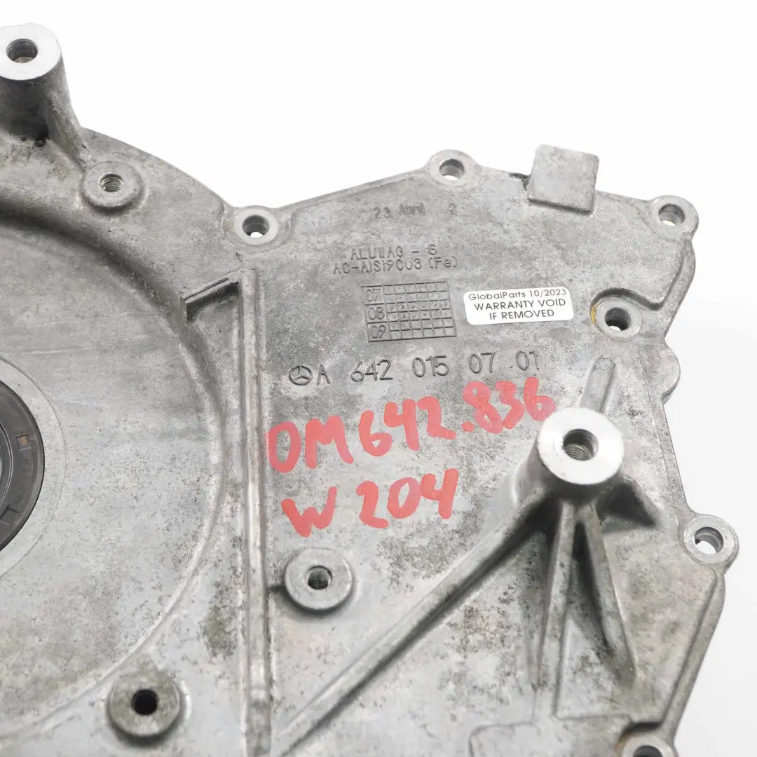  Tapa del carter del motor diesel Mercedes W221 OM642 A6420150901 - SKU A64201000033 - Número de pieza A64201000033
