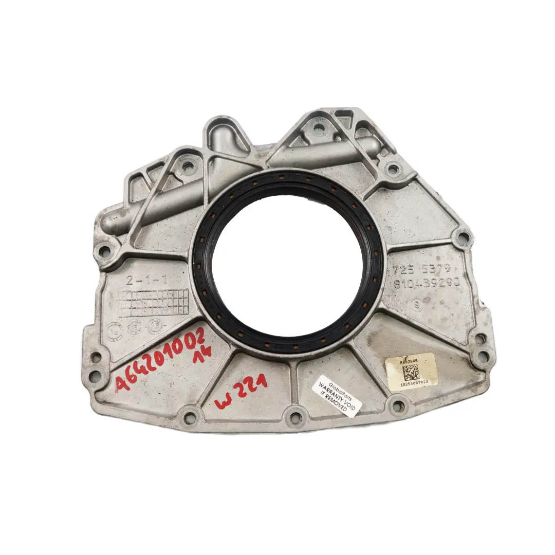 Coperchio della cassa distribuzione Mercedes W221 OM642 motore - SKU A6420100214 - Numero di parte A6420100214