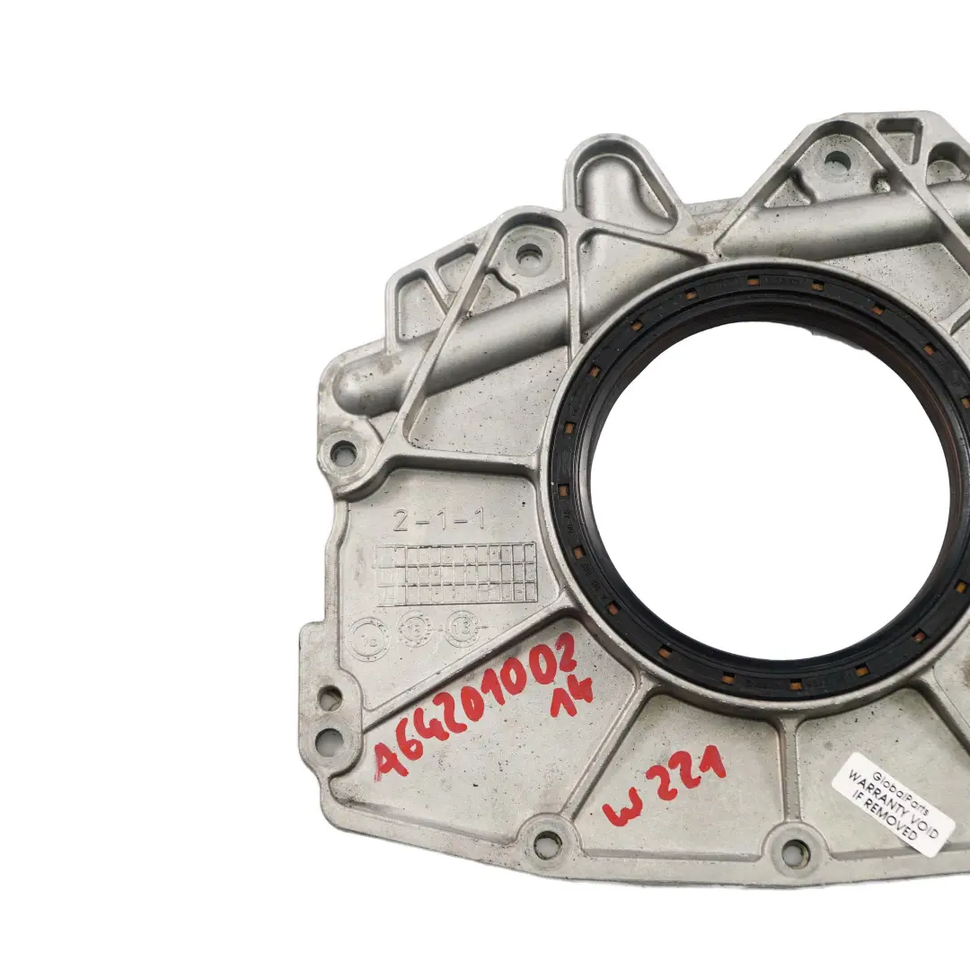 Coperchio della cassa distribuzione Mercedes W221 OM642 motore per con numero di parte A6420100214 Coperchio della cassa distribuzione Mercedes W221 OM642 motore - SKU A6420100214 - Numero di parte A6420100214