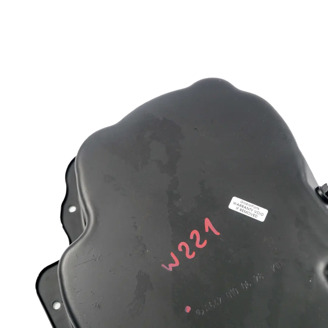 Oil Pan Mercedes S-Class W221 OM642 Diesel Engine Oil Sump Pan to with Part number A6420100628 Oil Pan Mercedes S-Class W221 OM642 Diesel Engine Oil Sump Pan - SKU A6420100628 - Part number A6420100628