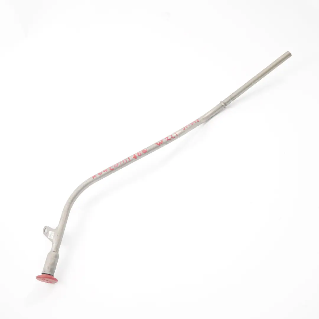 OM642 Oil Dipstick Level Engine Guide Tube to Mercedes W221 with Part number A6420101766 Mercedes W221 OM642 Oil Dipstick Level Engine Guide Tube - SKU A6420101766 - Part number A6420101766
