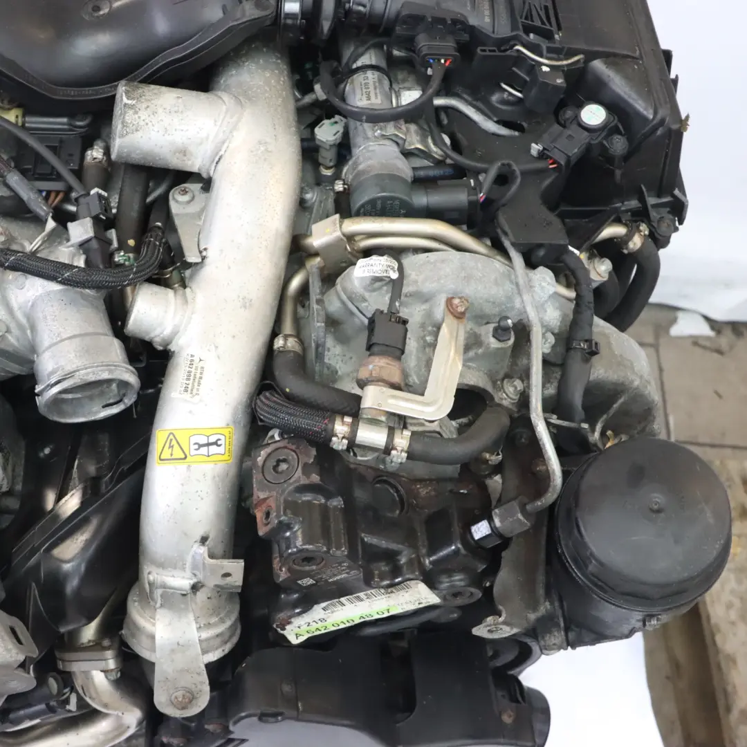 Mercedes CLS C218 X218 350 CDI d Bare Engine 642853 642.853 95k, WARRANTY - SKU A6420104807 - Part number A6420104807