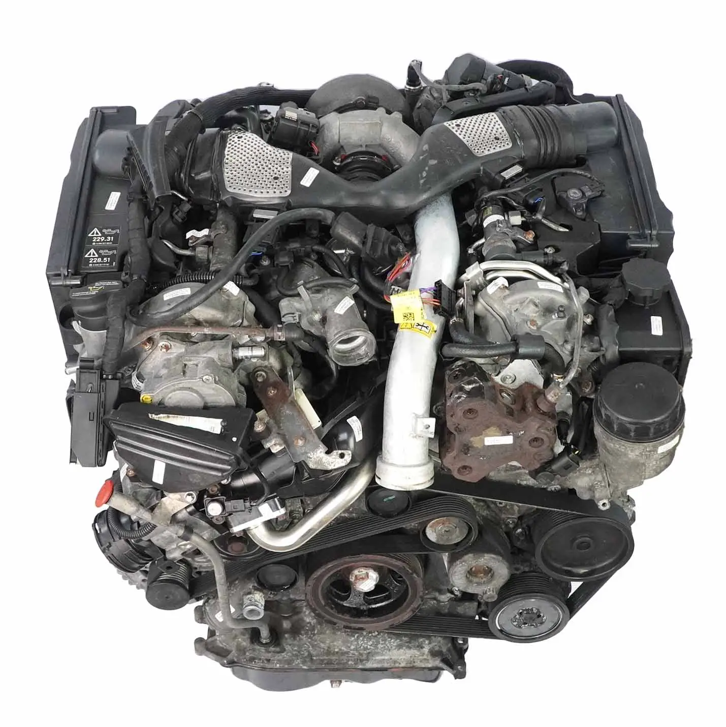 Mercedes W221 S 320 350 CDI Motor Completo 642930 642.930 OM642 GARANTÍA