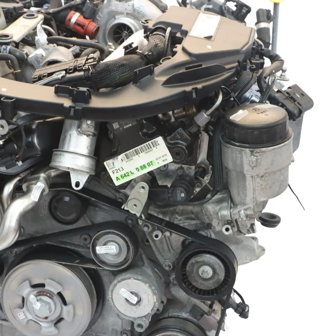 Mercedes W213 E 350 d Complete Engine 642855 642.855 258HP 79k miles, WARRANTY - SKU A6420108807-1 - Part number A6420108807