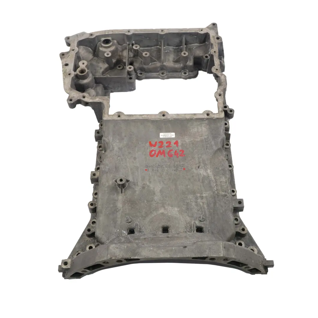 Oil Pan Mercedes S-Class W221 OM642 Diesel Engine Sump Upper Part to with Part number A6420144002 Oil Pan Mercedes S-Class W221 OM642 Diesel Engine Sump Upper Part - SKU A6420144002 - Part number A6420144002