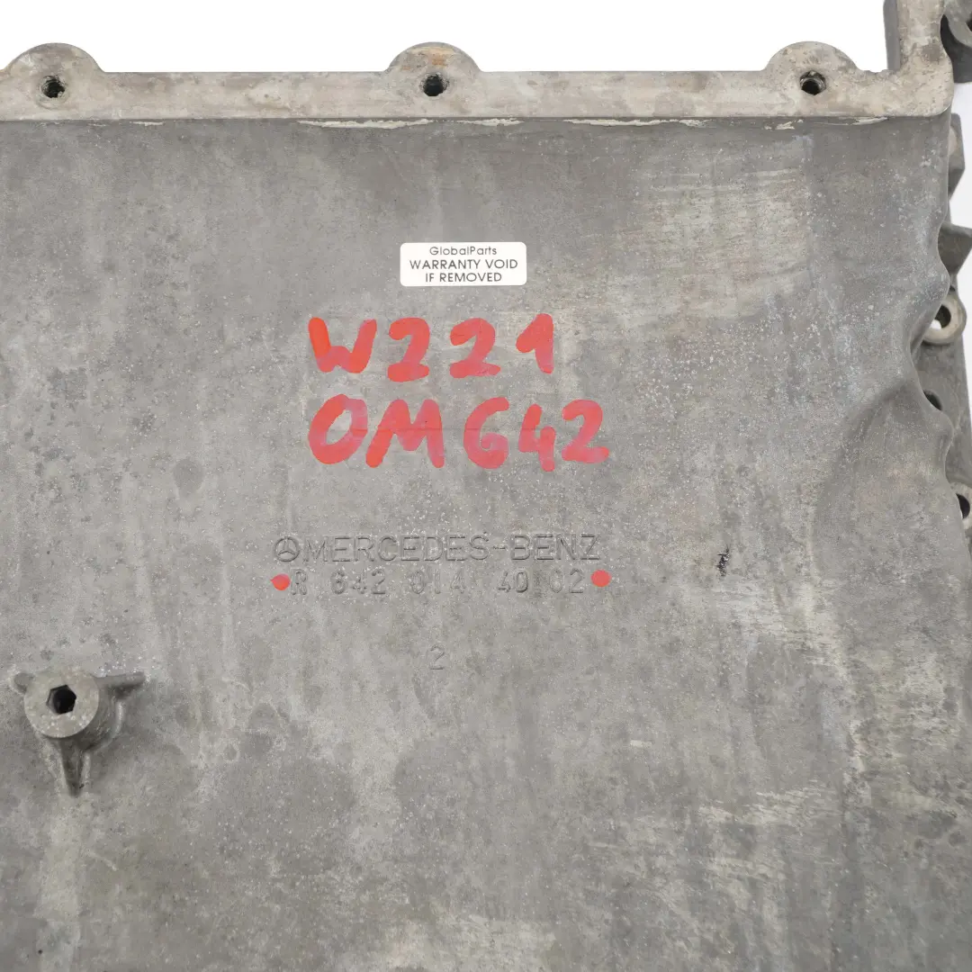 Oil Pan Mercedes S-Class W221 OM642 Diesel Engine Sump Upper Part to with Part number A6420144002 Oil Pan Mercedes S-Class W221 OM642 Diesel Engine Sump Upper Part - SKU A6420144002 - Part number A6420144002