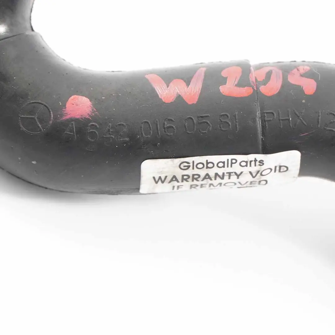 OM642 Tubo di sfiato separatore olio per Mercedes W164 W204 W212 con numero di parte A6420160581 Mercedes W164 W204 W212 OM642 Tubo di sfiato separatore olio - SKU A64201600581 - Numero di parte A6420160581