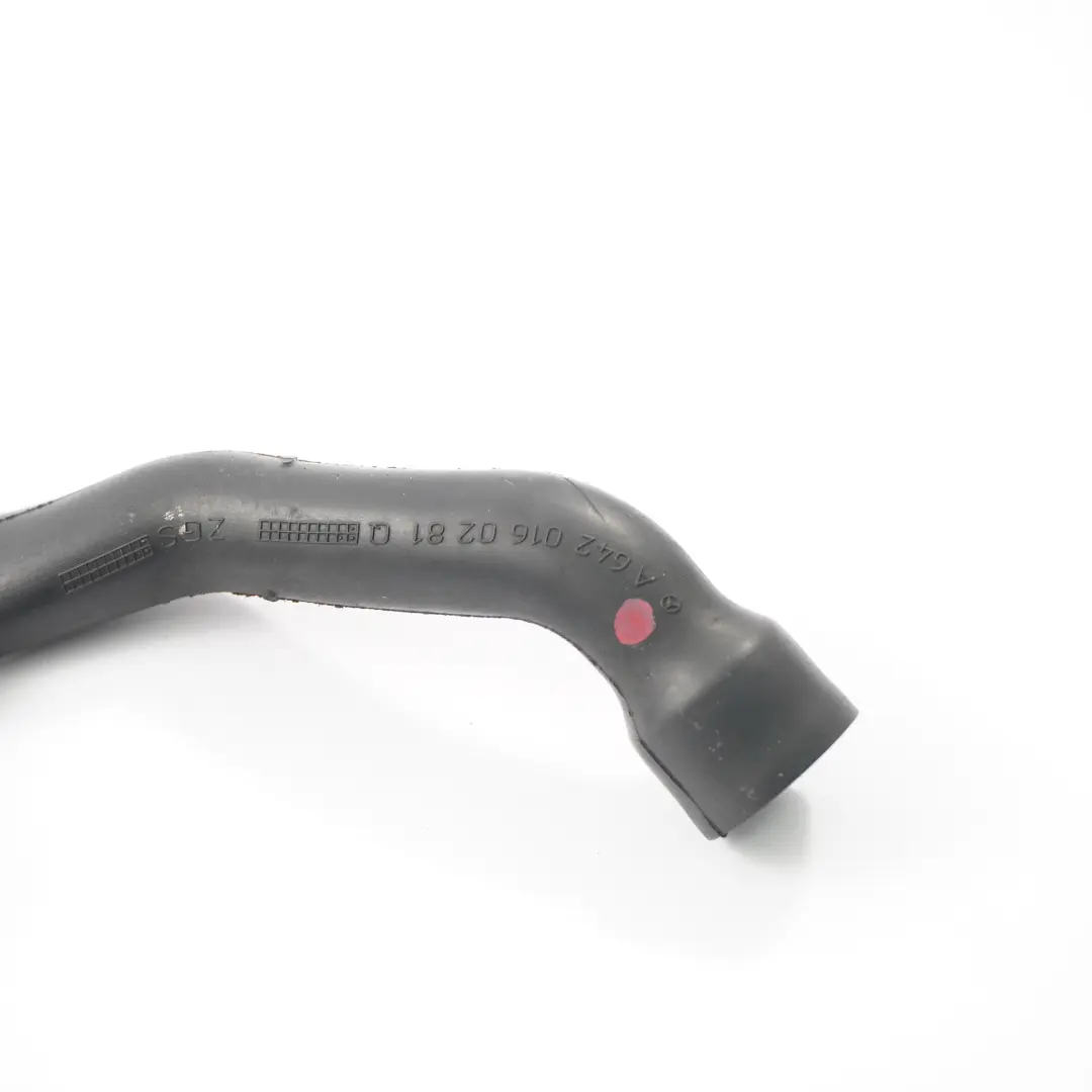 Hose Mercedes Vito W639 OM642 Crankase Ventilation Breather Line to with Part number A6420160281 Hose Mercedes Vito W639 OM642 Crankase Ventilation Breather Line - SKU A6420160281 - Part number A6420160281