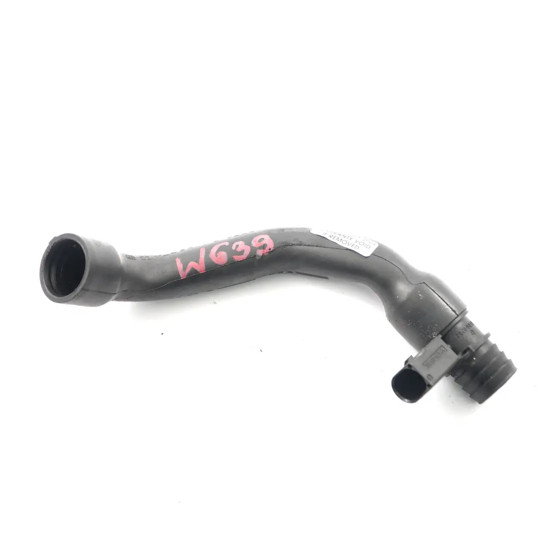 Hose Mercedes Vito W639 OM642 Crankase Ventilation Breather Line to with Part number A6420160281 Hose Mercedes Vito W639 OM642 Crankase Ventilation Breather Line - SKU A6420160281 - Part number A6420160281