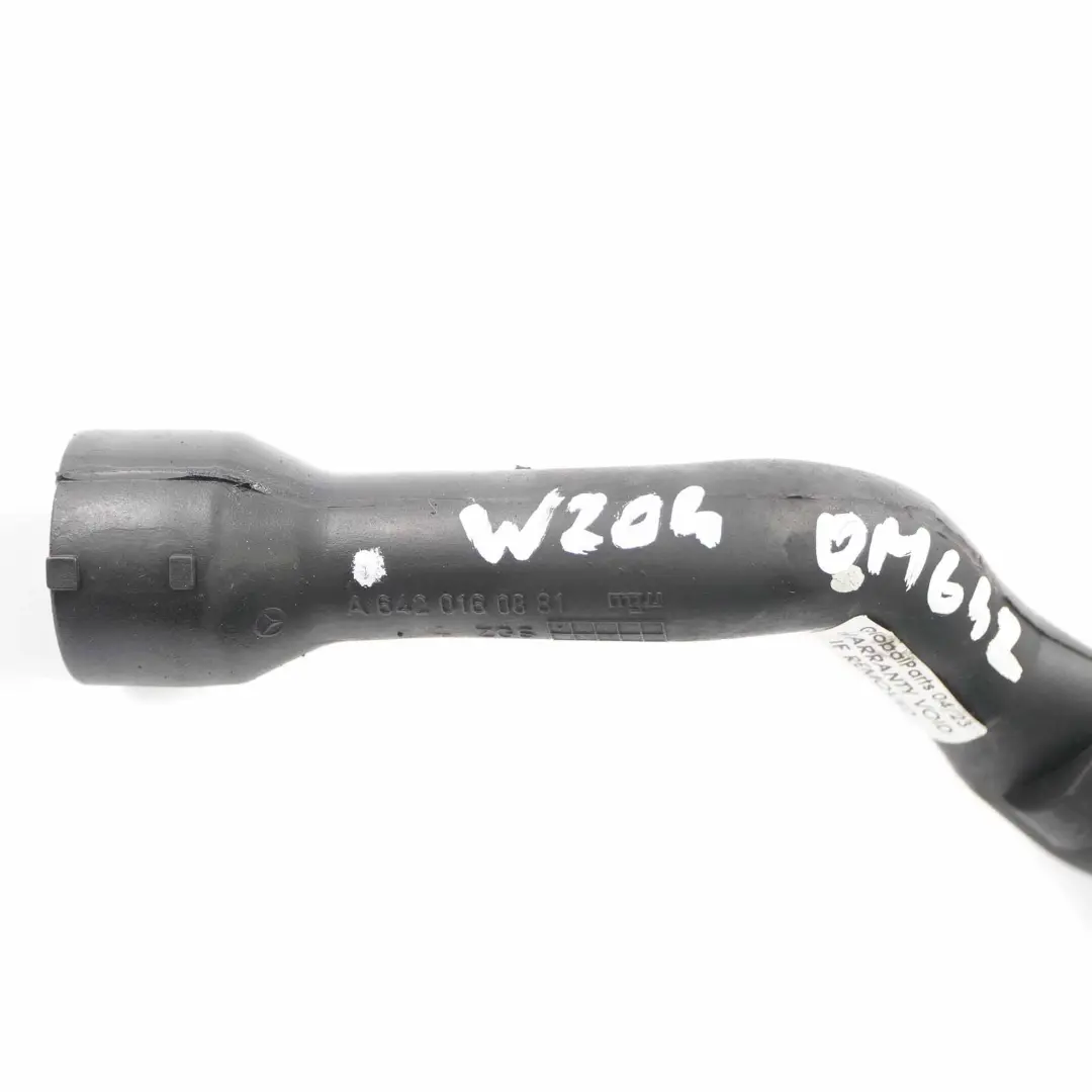 Mercedes W204 W212 Air Intake Hose Suction Pipe Tube Diesel OM642 - SKU A6420160881 - Part number A6420160881