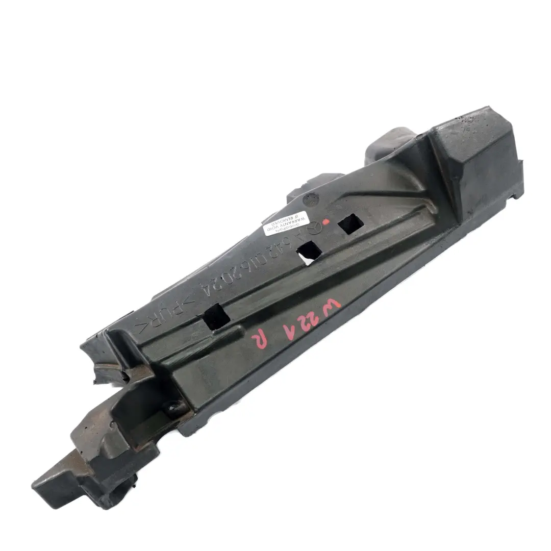  Aislamiento Motor Mercedes W221 Panel Cubierta Derecha OM642 Diesel - SKU A6420162024 - Número de pieza A6420162024