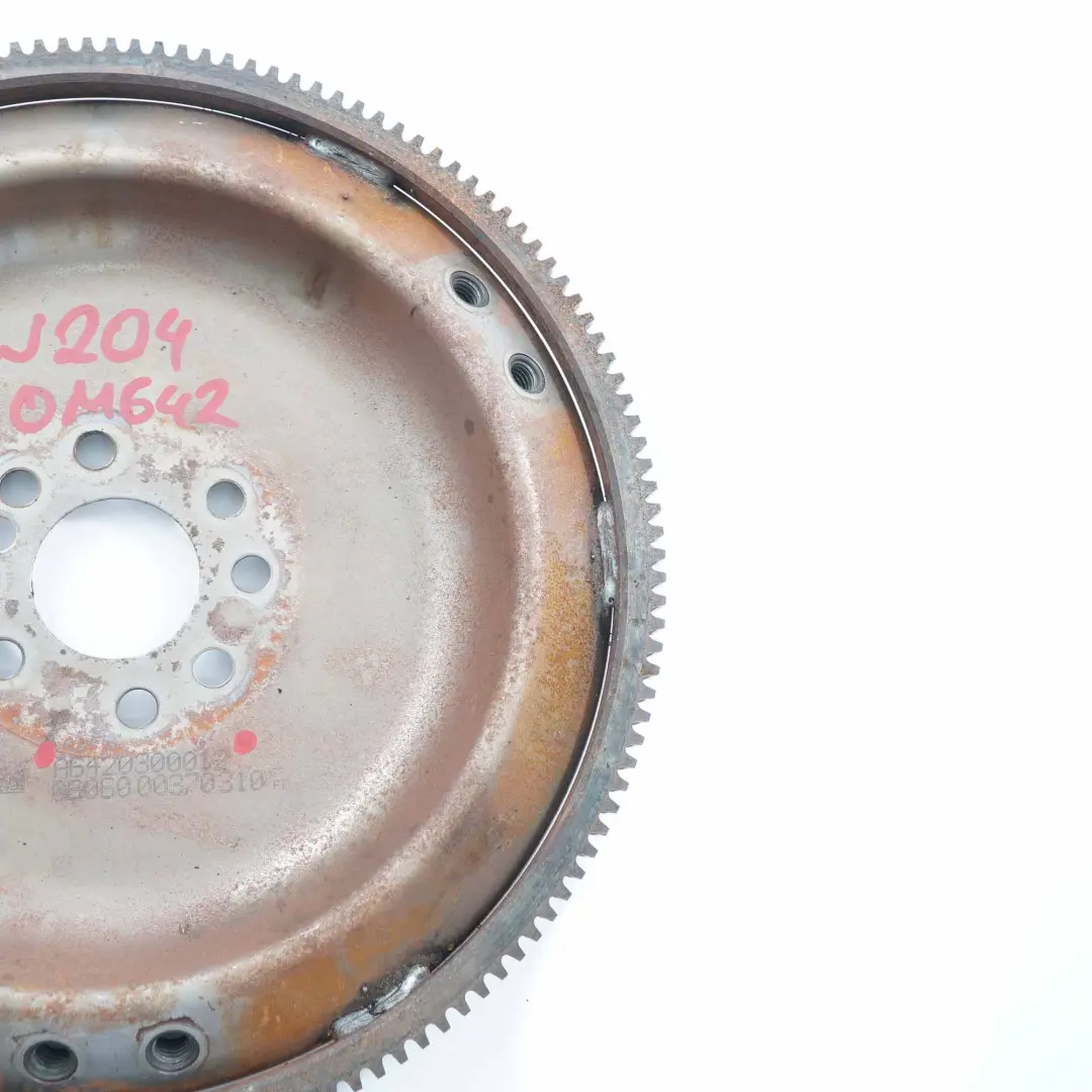 Flywheel Mercedes W204 W212 OM642 Automatic Gearbox Starter Ring to with Part number A6420300012 Flywheel Mercedes W204 W212 OM642 Automatic Gearbox Starter Ring - SKU A6420300012 - Part number A6420300012