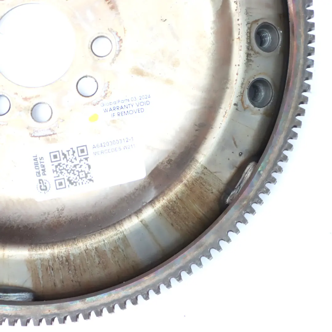 Flywheel Ring Mercedes W211 C218 OM642 Automatic Gearbox Starter Ring Gear  - SKU A6420300312-1 - Part number A6420300312