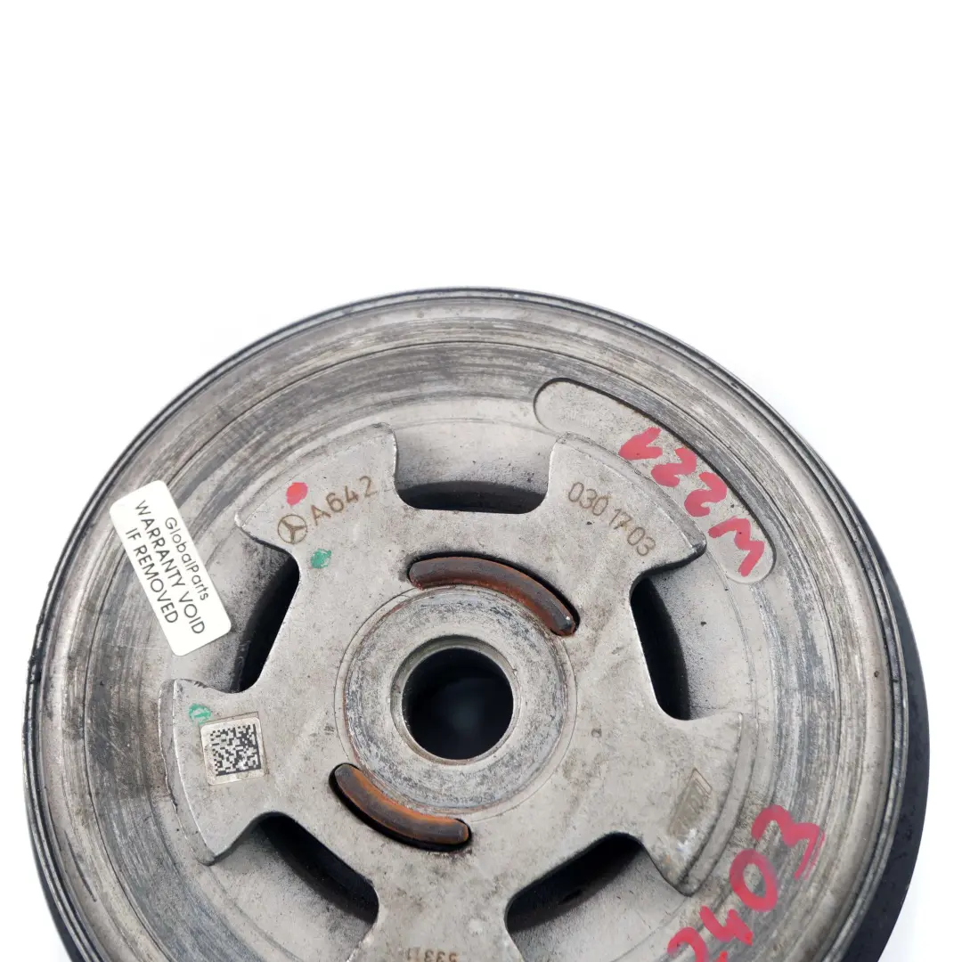 Mercedes-Benz S C207 W212 W221 OM642 Diesel Smorzatore di Vibrazioni per con numero di parte A6420302403 Mercedes-Benz S C207 W212 W221 OM642 Diesel Smorzatore di Vibrazioni - SKU A6420302403 - Numero di parte A6420302403