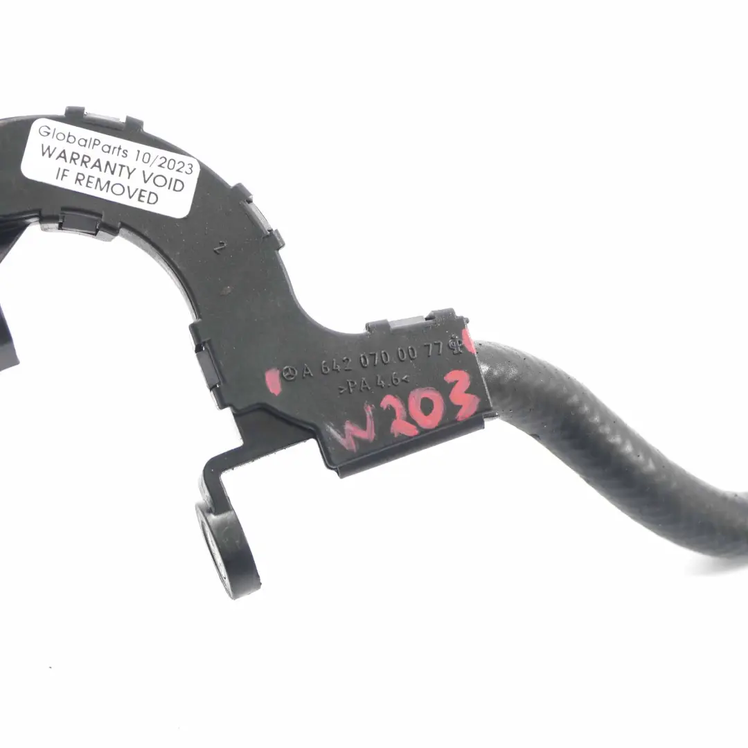 Hose Diesel Holder Fuel Line Bracket Pipe to Mercedes W203 Fuel with Part number A6420700077 Mercedes W203 Fuel Hose Diesel Holder Fuel Line Bracket Pipe - SKU A6420700077 - Part number A6420700077