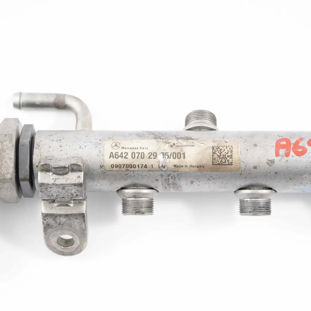 Mercedes W204 OM642 Fuel Injector Pressure Rail Line Pipe W212 - SKU A6420702995 - Part number A6420702995