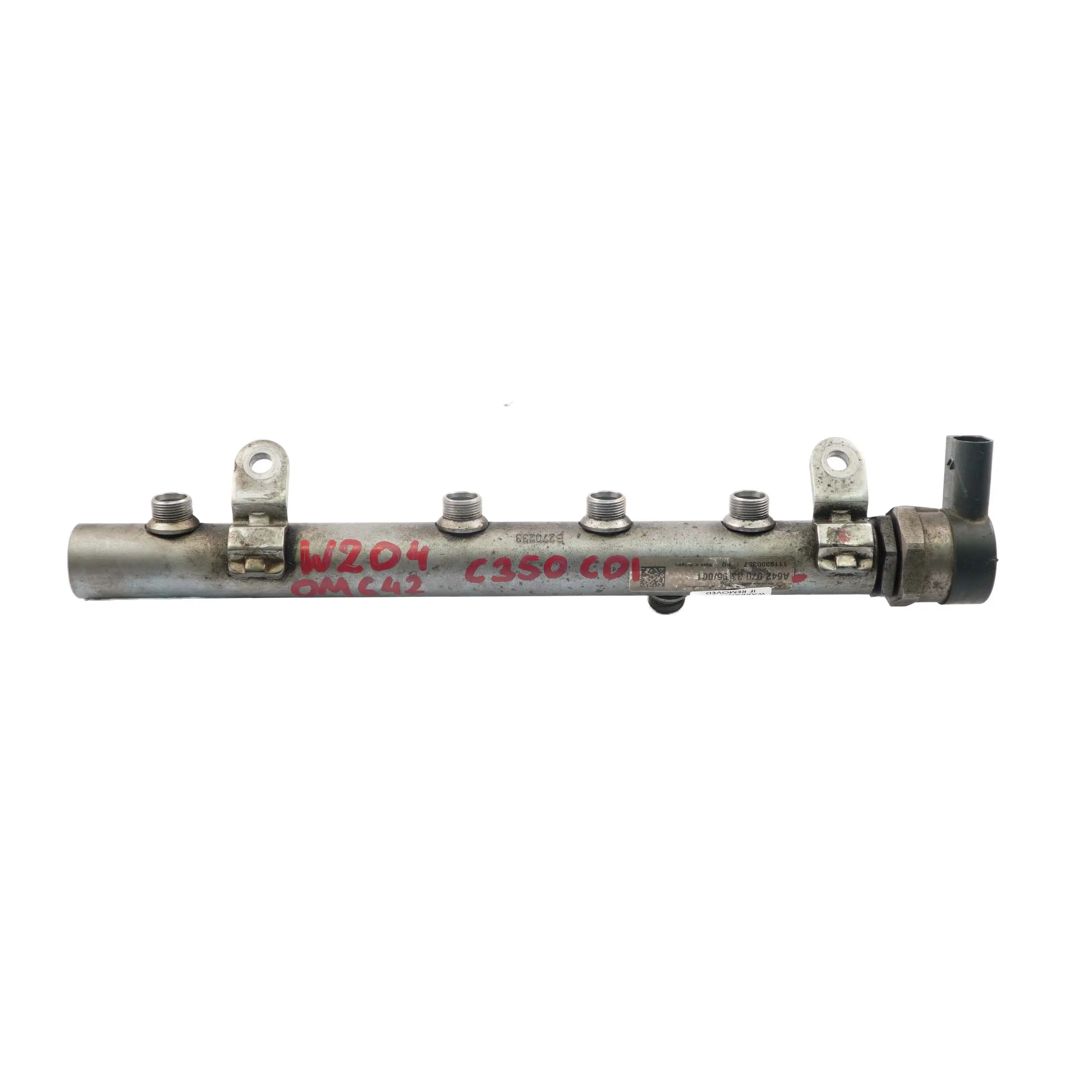 Rail de carburant Mercedes W204 W221 OM642 Injection haute pression gauche