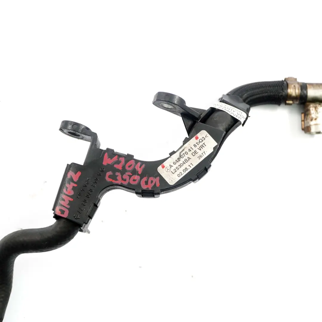 Mercedes-Benz W221 S350CDI Diesel OM642 Kraftstoffpumpe Leitung für mit Teilenummer A6420704181 Mercedes-Benz W221 S350CDI Diesel OM642 Kraftstoffpumpe Leitung - SKU A6420704181 - Teilenummer A6420704181