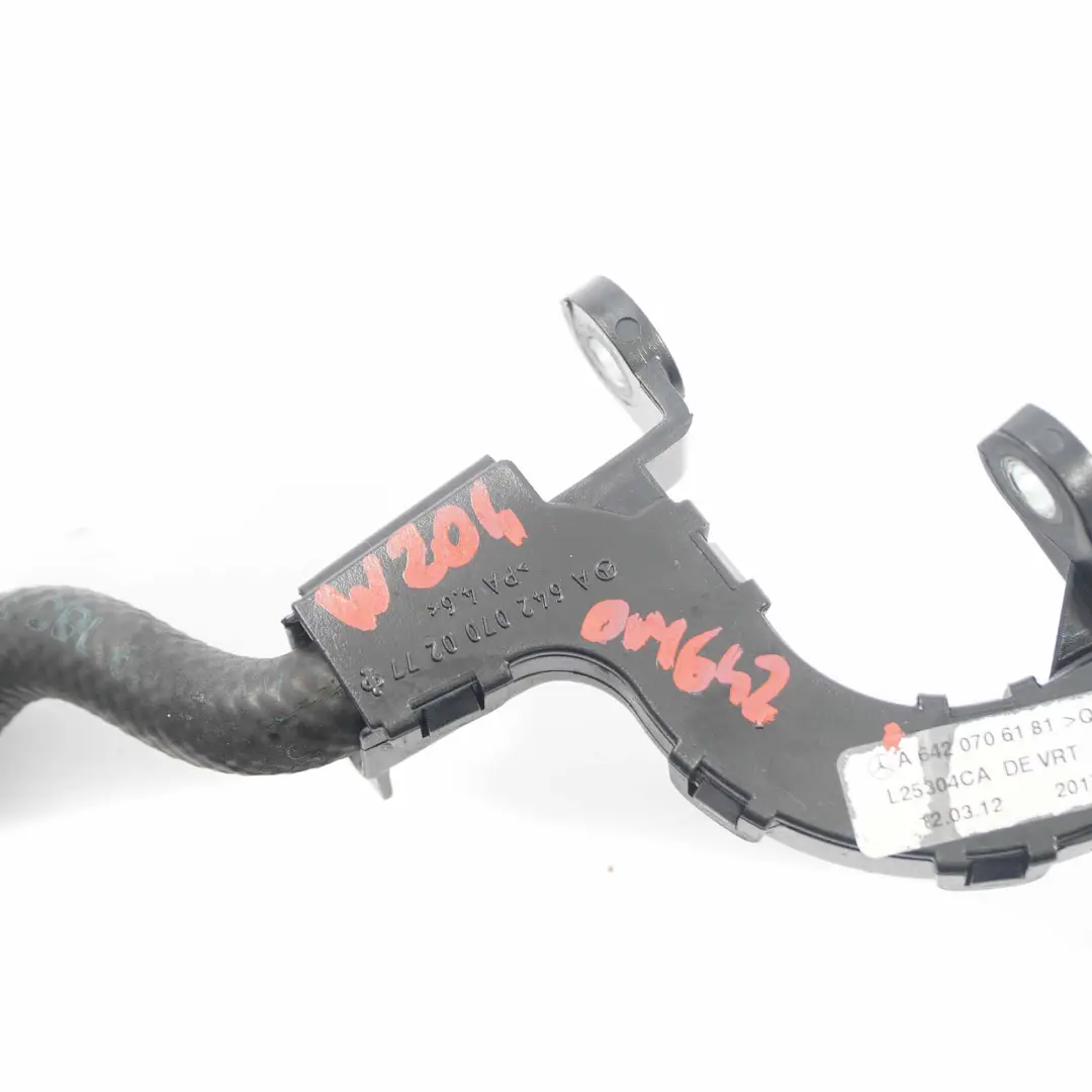 Fuel Filter Pump Mercedes W204 W212 OM642 Diesel Pipe Line Hose - SKU A6420706181 - Part number A6420706181