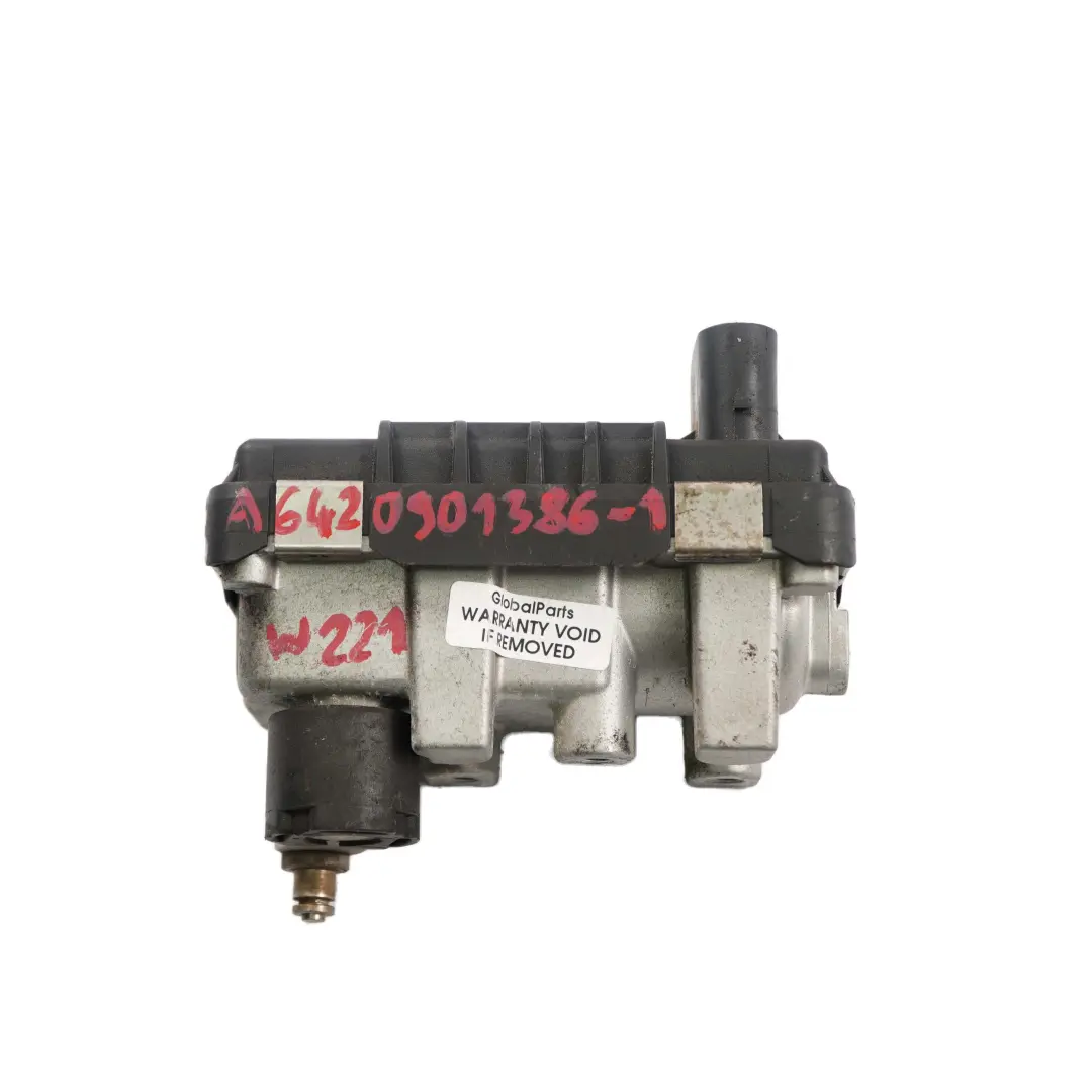Mercedes-Benz E S W212 W221 OM642 Diesel Turbocharger Turbo Actuator Motor to with Part number A6420901386 Mercedes-Benz E S W212 W221 OM642 Diesel Turbocharger Turbo Actuator Motor - SKU A6420901386-1 - Part number A6420901386
