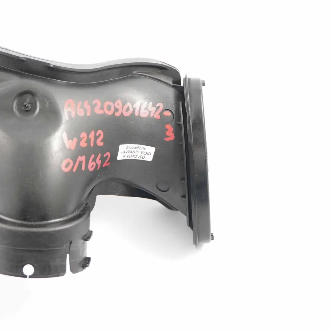 Pipe Mercedes W212 W221 OM642 Line Duct Air Flow Mass Meter to Turbo with Part number A6420901642 Turbo Pipe Mercedes W212 W221 OM642 Line Duct Air Flow Mass Meter - SKU A6420901642-3 - Part number A6420901642