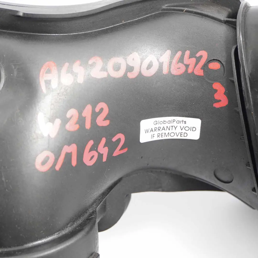 Turbo Pipe Mercedes W212 W221 OM642 Line Duct Air Flow Mass Meter - SKU A6420901642-3 - Part number A6420901642