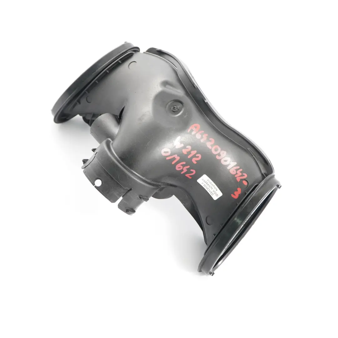 Pipe Mercedes W212 W221 OM642 Line Duct Air Flow Mass Meter to Turbo with Part number A6420901642 Turbo Pipe Mercedes W212 W221 OM642 Line Duct Air Flow Mass Meter - SKU A6420901642-3 - Part number A6420901642