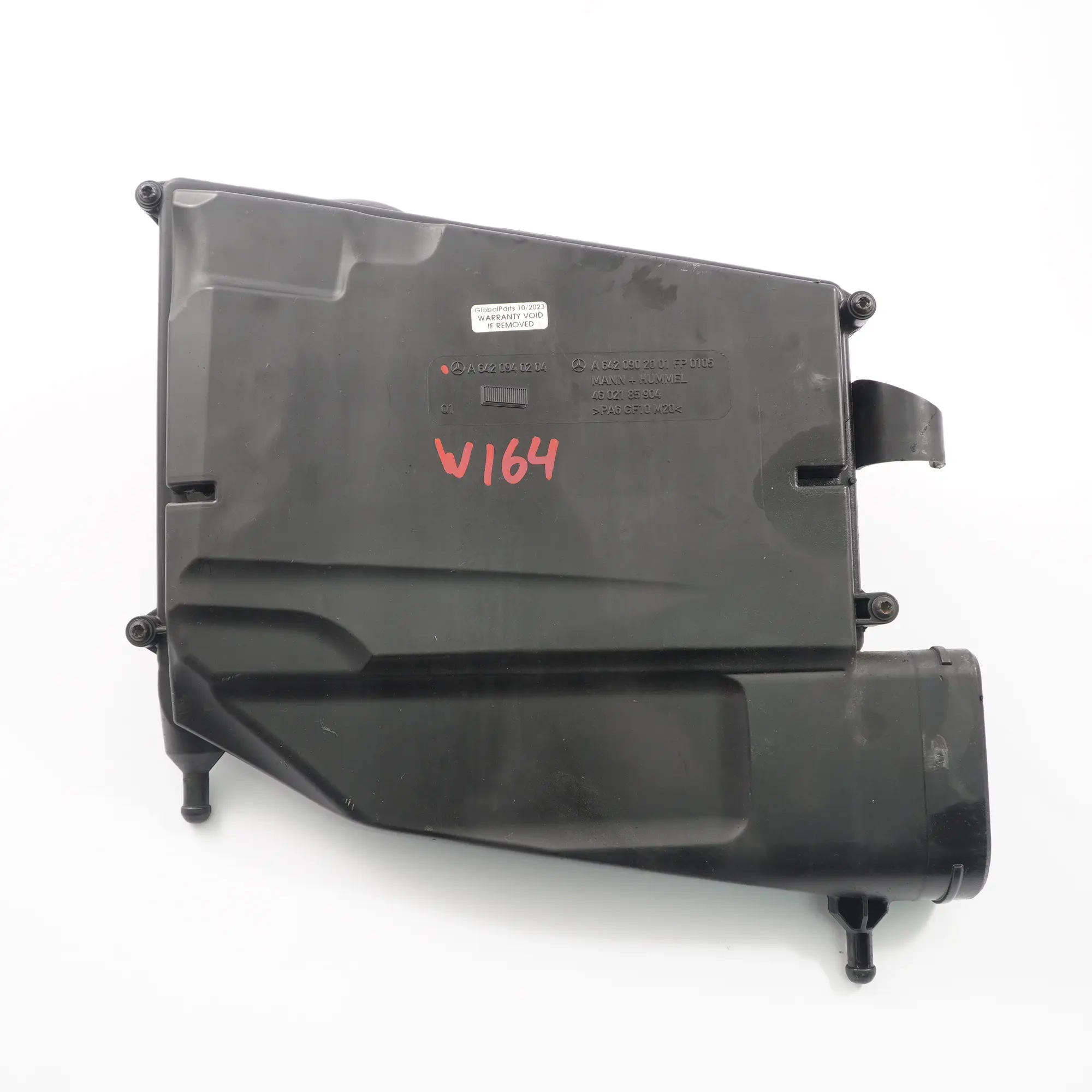 Mercedes ML W164 OM642 Diesel filtro aria scatola copertura destra A6420902001