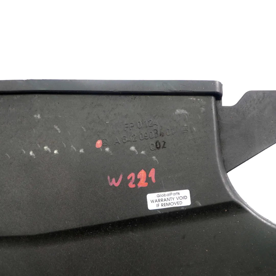 Mercedes Caja De filtro De aire W221 Carcasa Derecha OM642 Diesel - SKU A6420903601 - Número de pieza A6420903601