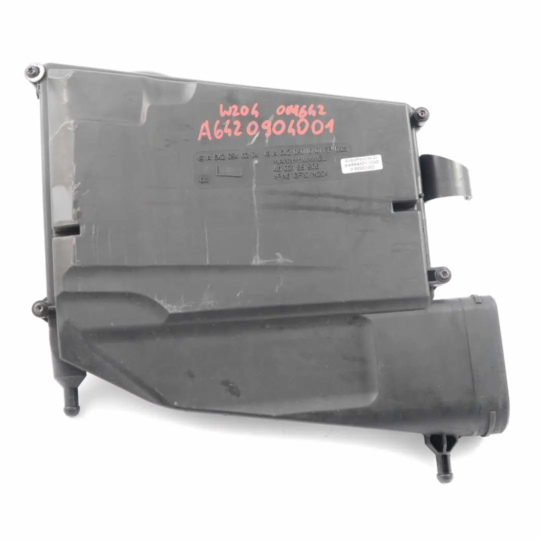 Filter Box Mercedes W204 W212 OM642 Air Intake Housing Right O/S A6420901601 to Air with Part number A6420904001 Air Filter Box Mercedes W204 W212 OM642 Air Intake Housing Right O/S A6420901601 - SKU A6420904001 - Part number A6420904001