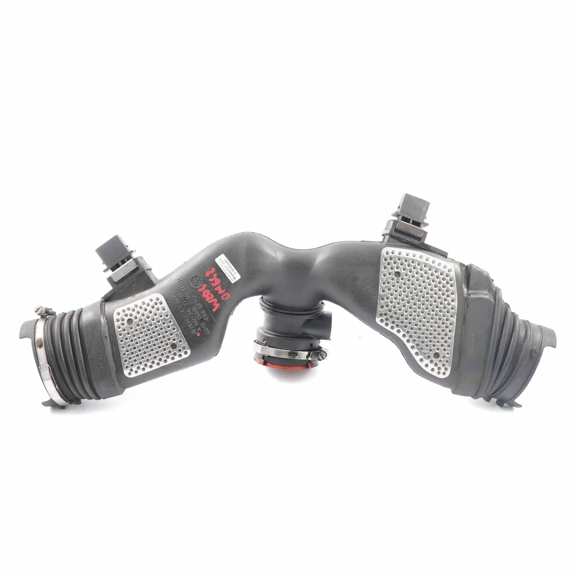 Tubo turbo Mercedes W212 W221 OM642 Linea Condotto Flusso Aria Misuratore Massa