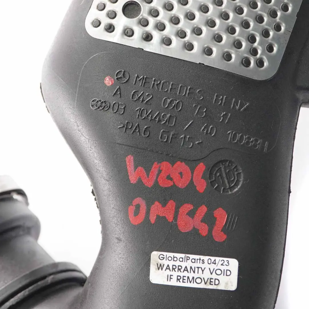 Tuyau Turbo Mercedes W204 W212 OM642 Conduit D'air Débitmètre Masse A6420943497 pour à propos du numéro de pièce A6420907337 Tuyau Turbo Mercedes W204 W212 OM642 Conduit D'air Débitmètre Masse A6420943497 - SKU A6420907337 - Numéro de pièce A6420907337