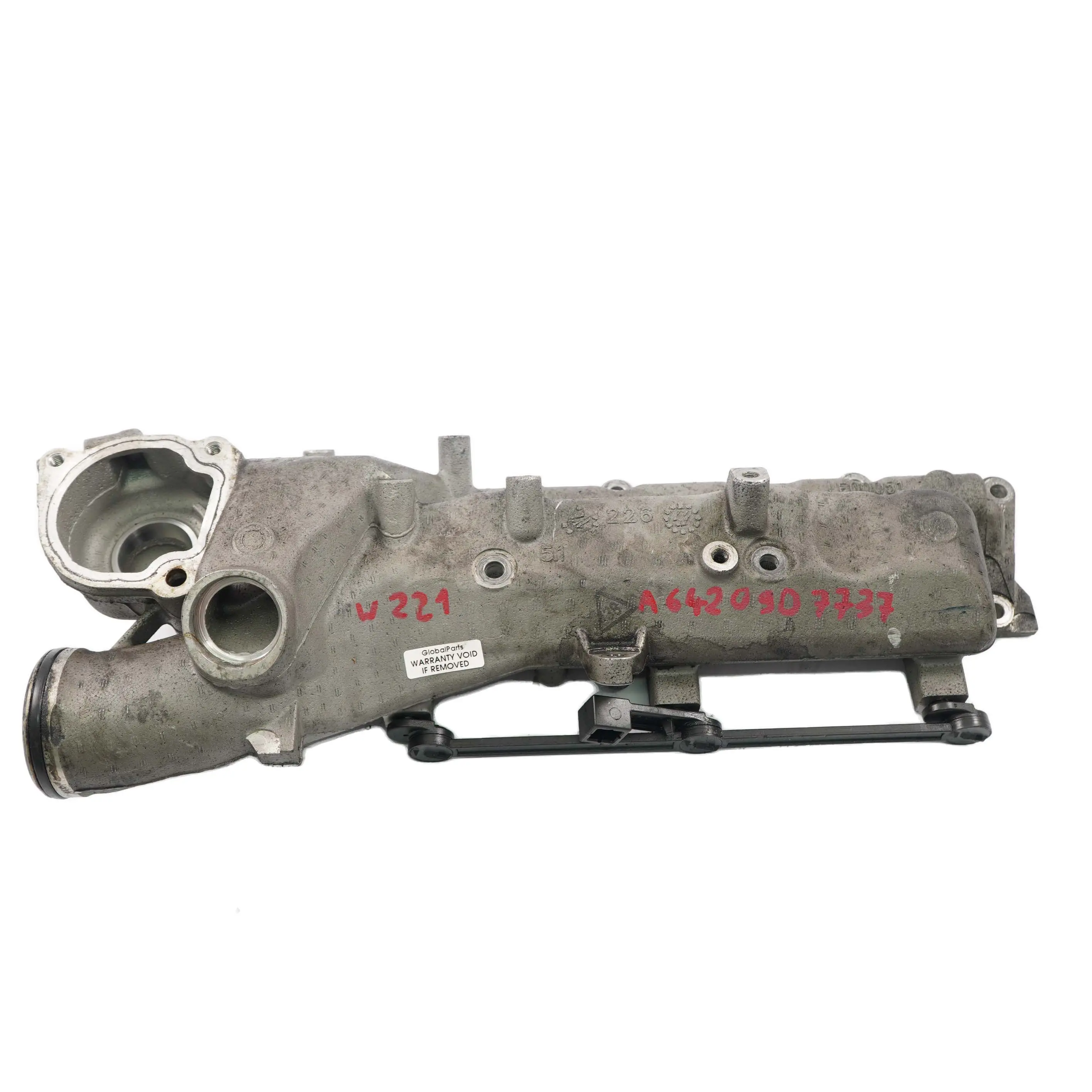 Ansaug Krümmer Mercedes W207 W212 OM642 Luftladung Rechts A6420907737