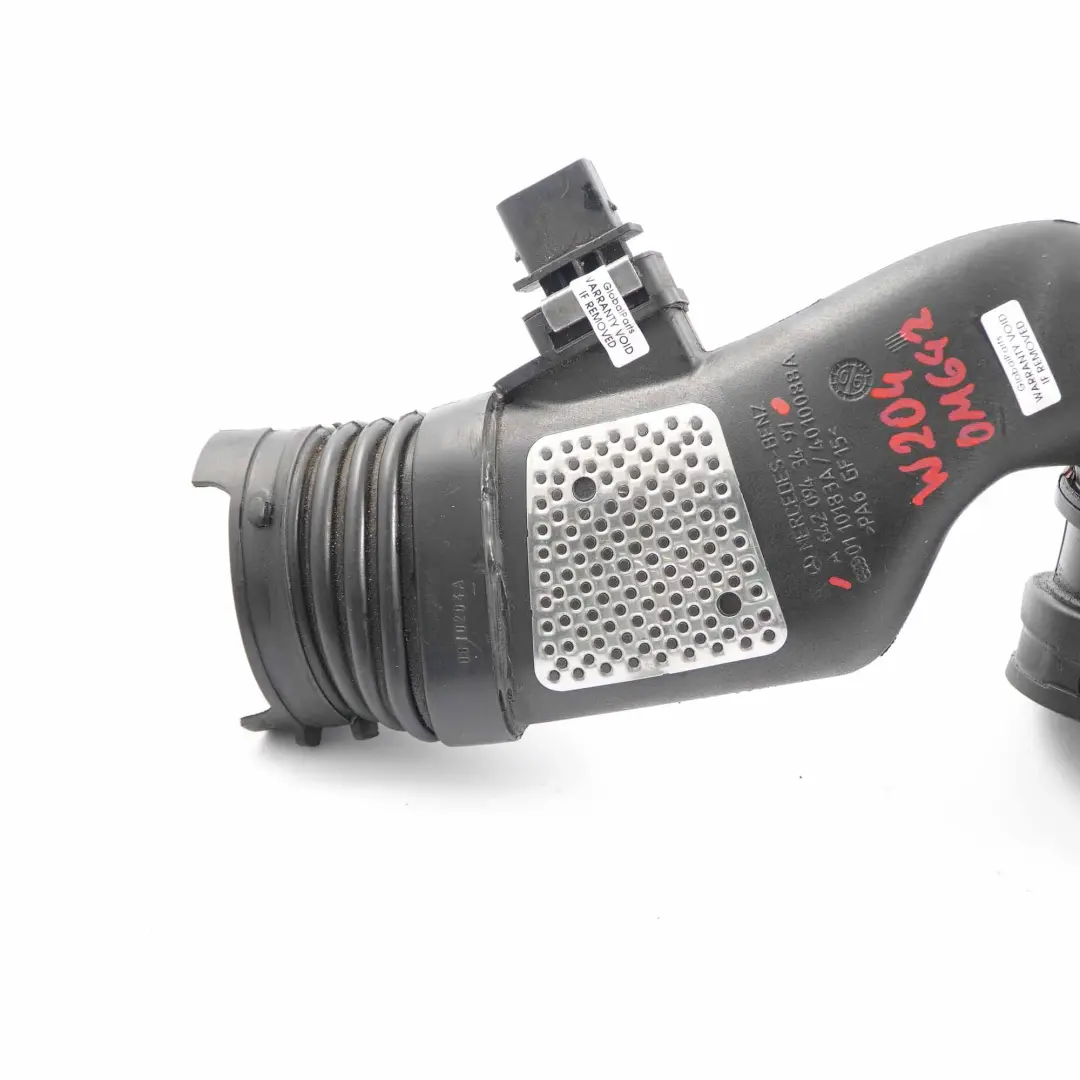 Rohr Mercedes W212 OM642 Leitung Kanal Luftstrom Massemesser für Turbo mit Teilenummer A6420943497 Turbo Rohr Mercedes W212 OM642 Leitung Kanal Luftstrom Massemesser - SKU A6420943497 - Teilenummer A6420943497