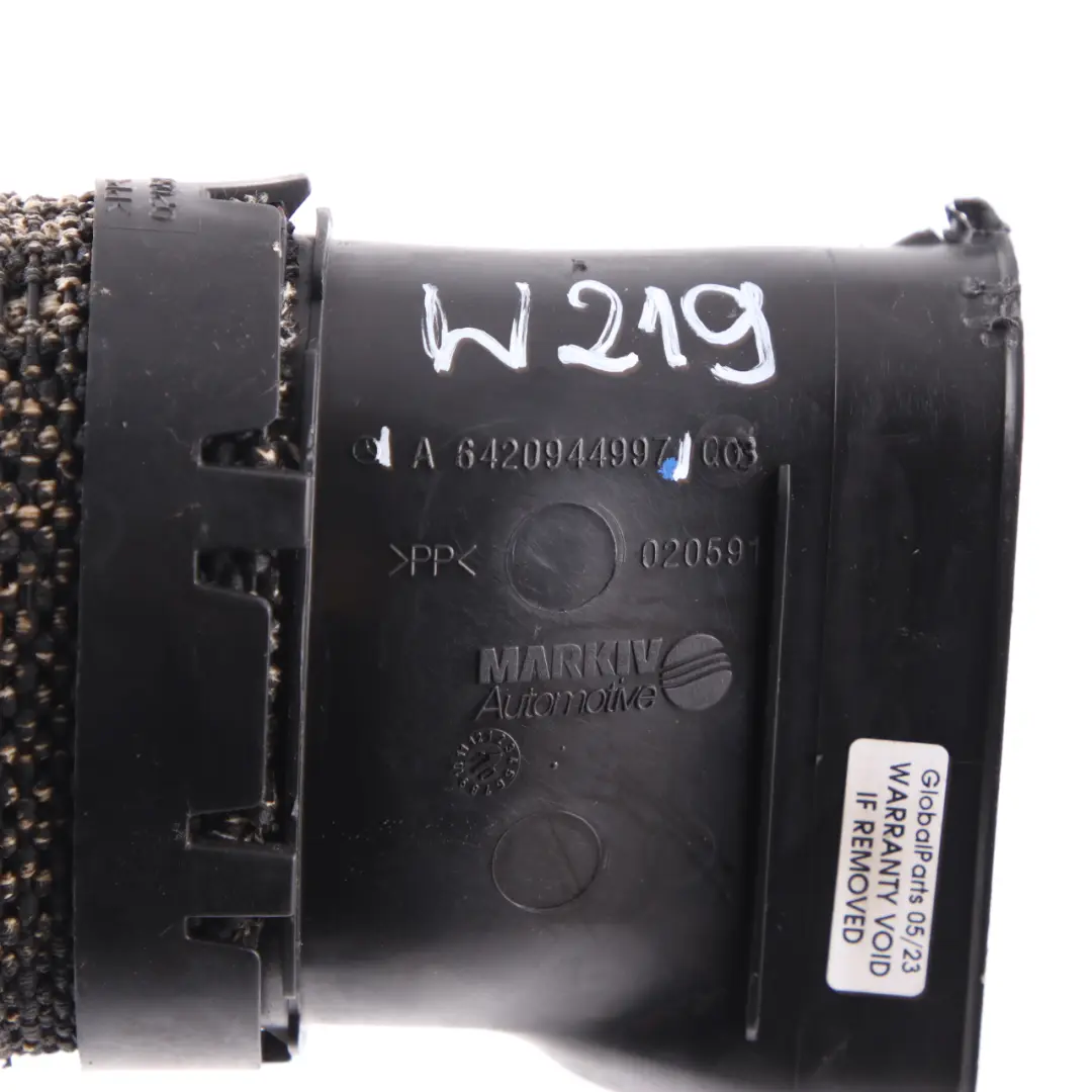 Mercedes W211 W219 OM642 Diesel Tuyau de conduit d'air gauche - SKU A6420944997 - Numéro de pièce A6420944997