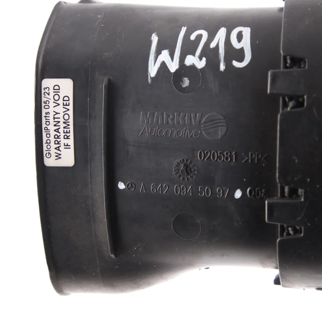  Tuyau admision Mercedes W211 W219 OM642 conduite air diesel droit - SKU A6420945097 - Numéro de pièce A6420945097