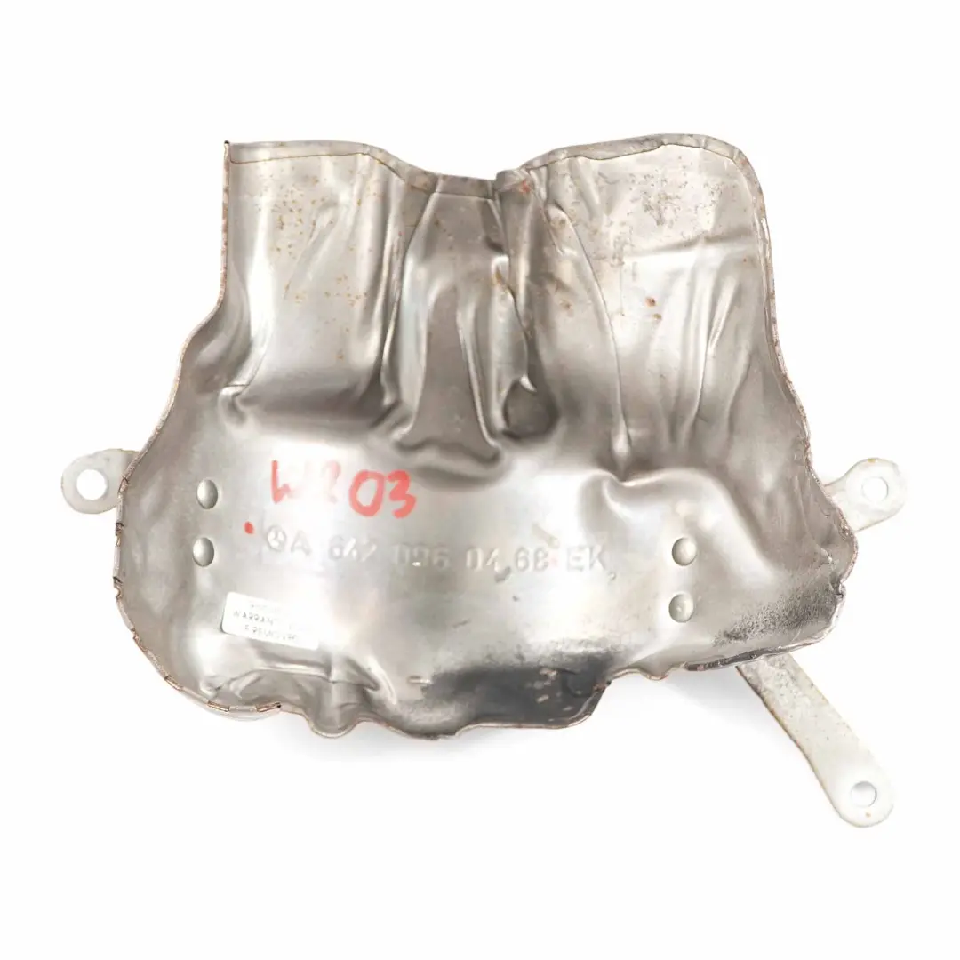 Heat Shield Mercedes W164 W204 W211 OM642 Screening Plate to Engine with Part number A6420960468 Engine Heat Shield Mercedes W164 W204 W211 OM642 Screening Plate - SKU A6420960468 - Part number A6420960468