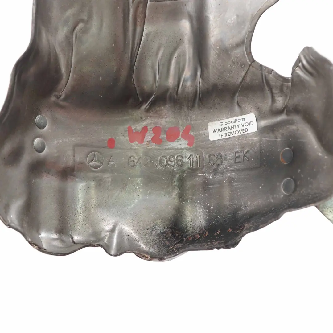 Mercedes W204 W211 W212 Diesel Turbolader Turbo Abschirmblech - SKU A6420961168 - Teilenummer A6420961168