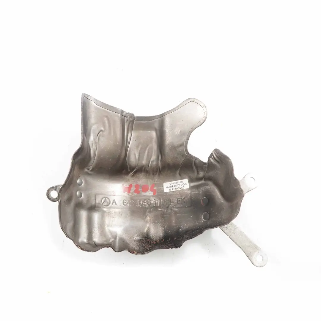 Mercedes W204 W211 W212 Diesel Turbolader Turbo Abschirmblech - SKU A6420961168 - Teilenummer A6420961168